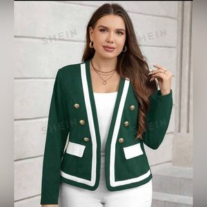 Green blazer. Brand new!